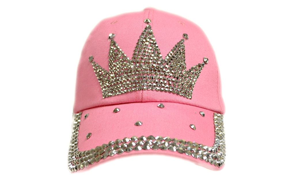 CAP - Rhinestone - Crown Pink 18461