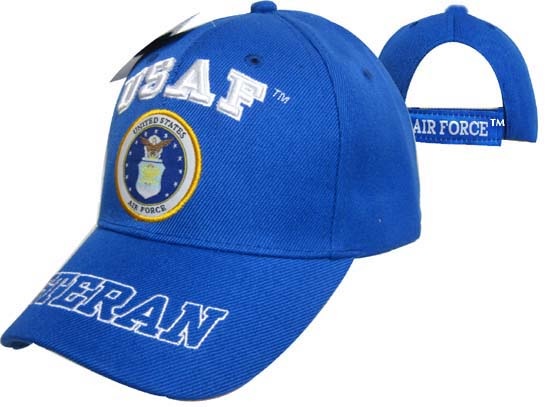 United States Air Force HAT - USAF/Seal w/VETERAN Bill CAP593DA