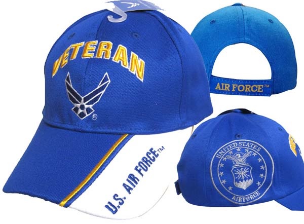United States Air Force HAT - Veteran w/Wings Logo CAP593M