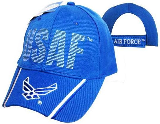 United States Air Force HAT - BackStitch Wings Logo CAP597C