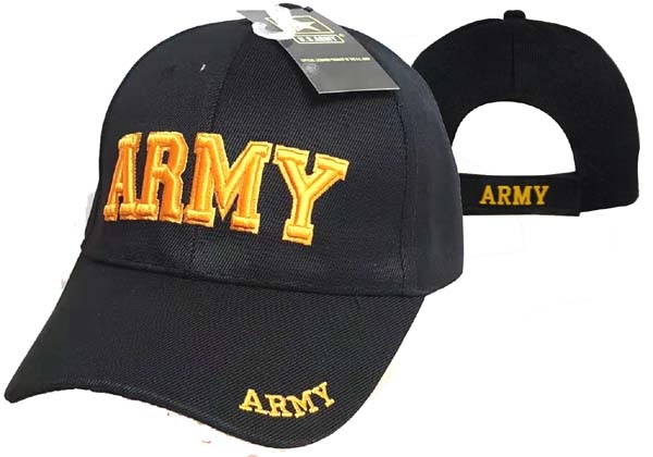 United States Army HAT - ''ARMY'' Yellow Text 