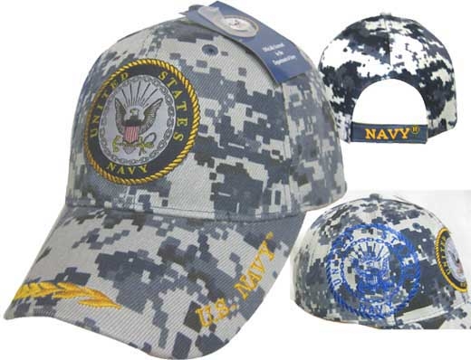 United Stated Navy HAT Seal w/Leaf Bill CAP602BC
