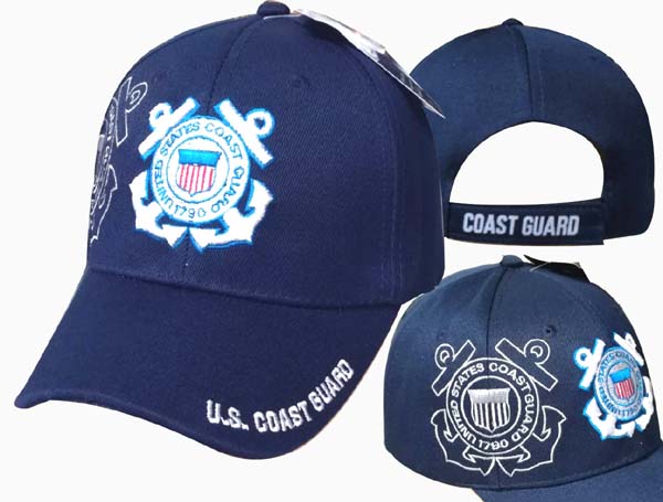 United States Coast Guard HAT Logo w/Shadow -CAP605S