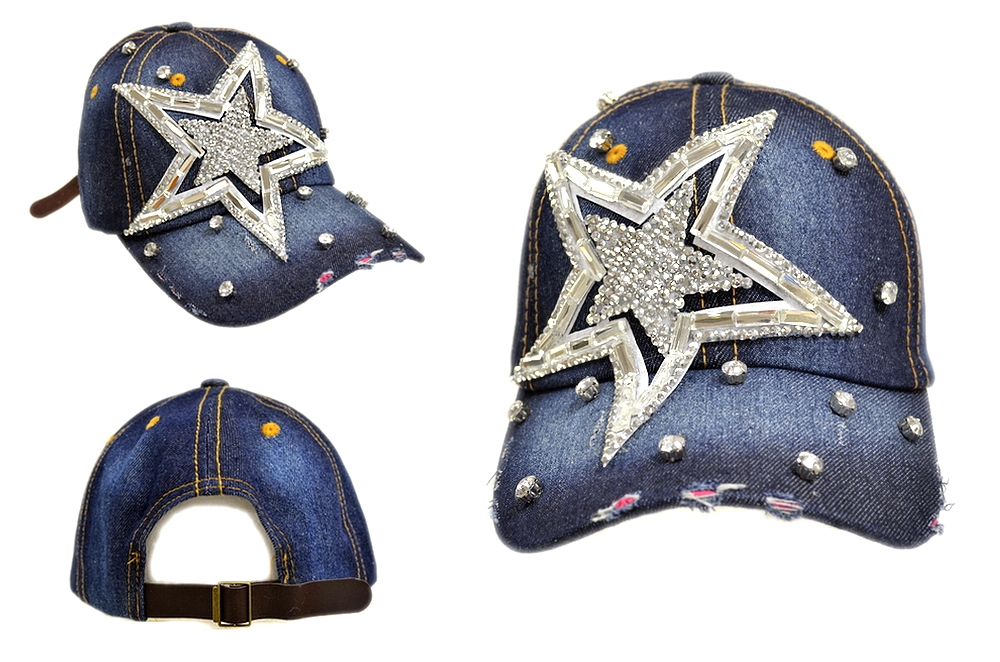 Rhinestone Hat  -  Big Star DENIM - 18417