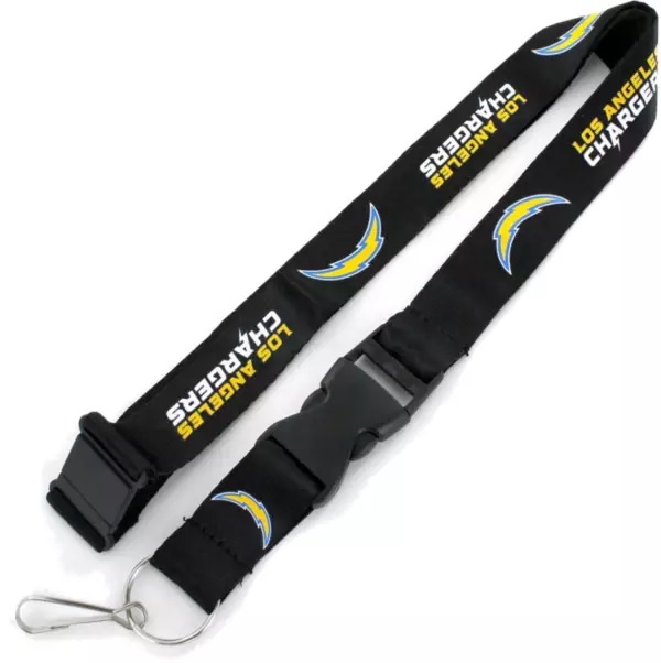 NFL Los Angeles Chargers Lanyard - Black