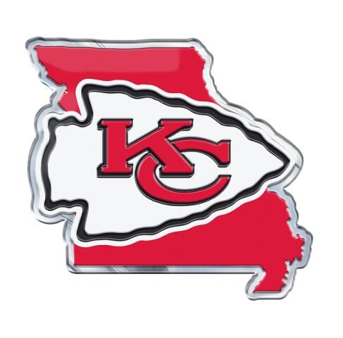 NFL Kansas City Chiefs State Outline Emblem