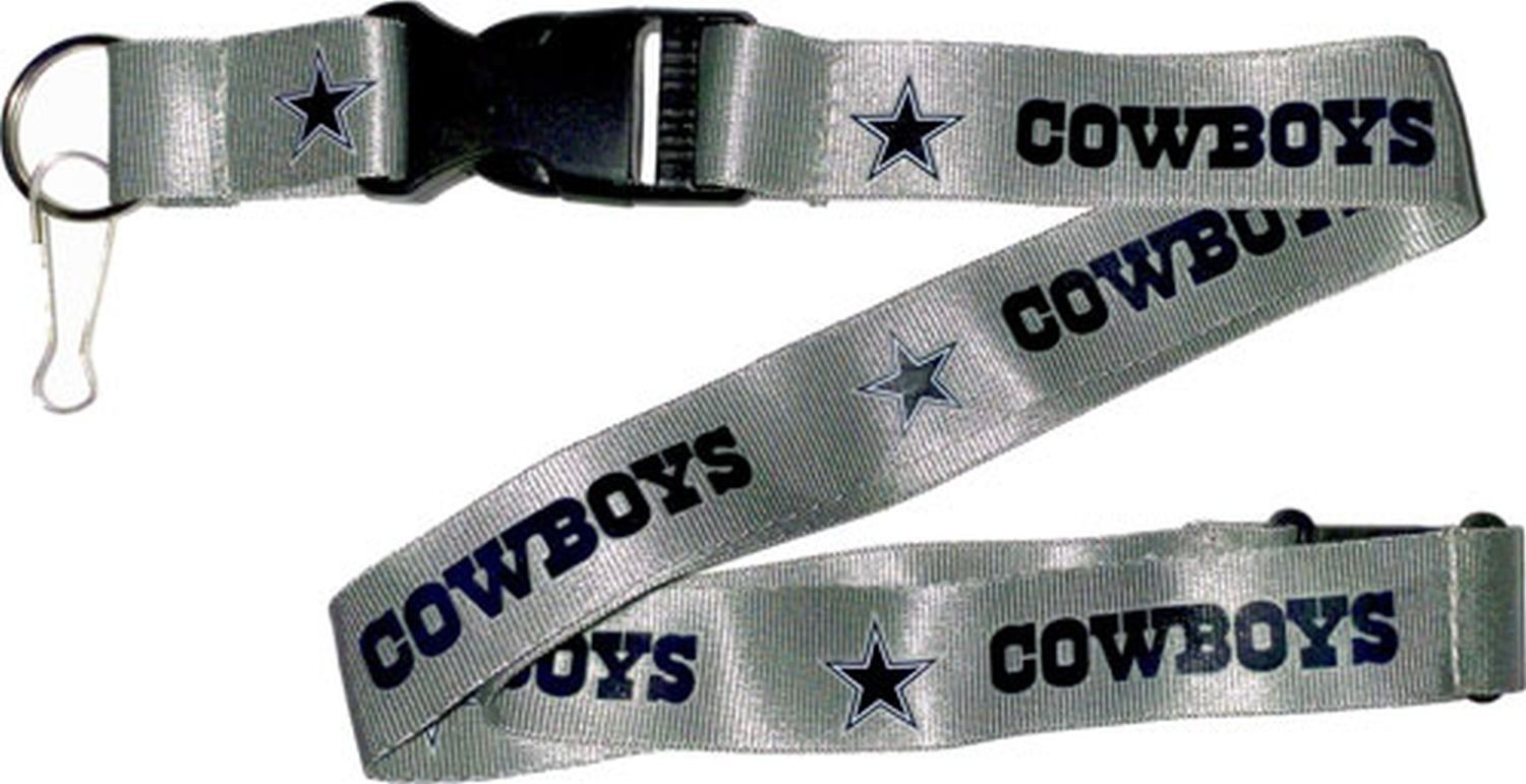NFL Dallas Cowboys Lanyard - Silver