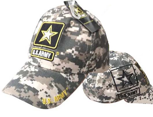 United States Army HAT Star and Shadow Star CAP601SC