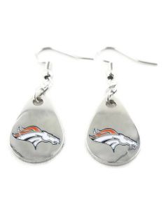 NFL Denver Broncos Earrings - Tear Drop