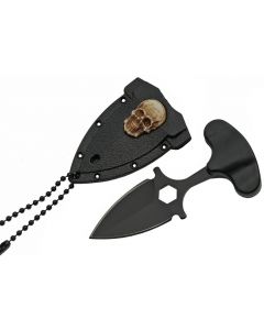 Knife - 211502 Skull Push Dagger Necklace