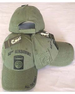 UNITED STATES ARMY 82ND AIRBORNE HAT OLIVE DRAB