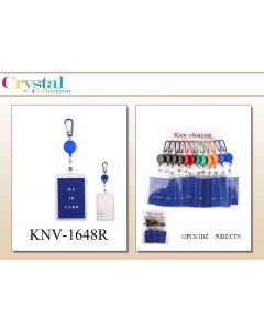 ID HOLDER / KEY CHAIN KNV-1648R SOLD BY THE DOZEN