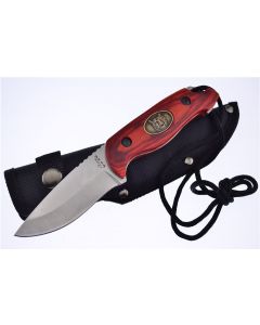 KNIFE - 211388-BE  HUNTER 7.5 INCH WITH BEAR MEDALLION