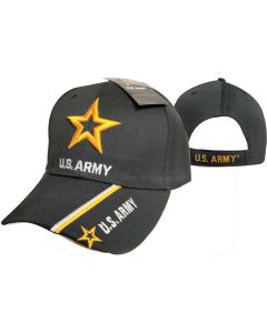 ARMY HAT STAR BLACK