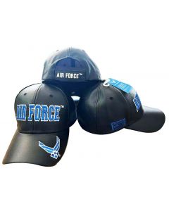 AIR FORCE HAT WITH WINGS ON BILL PU 503BP