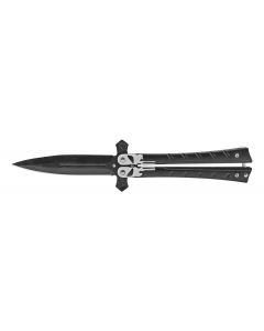 KNIFE ABK2066BKP - STAINLESS STEEL BUTTERFLY - BLACK