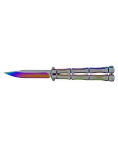 KNIFE ABK6479RB - BUTTERFLY - TITANIUM