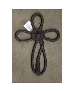 Texas Decor - Cast Iron Rope Cross 56415