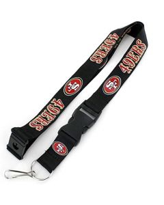 NFL San Francisco 49ers - Black Lanyard