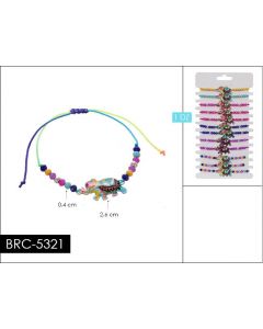 Bracelet - Elephant BRC-5321 SOLD BY DOZEN PACK