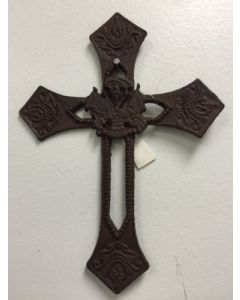 Texas Decor - Cast Iron 56465 Army Cross