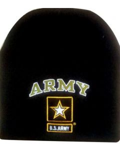 Military Beanie - U.S. Army Star Logo(Olive Text) WIN601P
