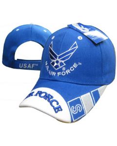 United States Air Force Hat - Wings Logo White Tip Bill CAP603U