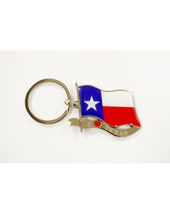KC (Keychain) 66462 "I LOVE TX'' Flag SOLD BY THE DOZEN
