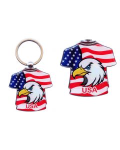 KC (Keychain) 69535 USA Flag/Eagle SOLD BY THE DOZEN