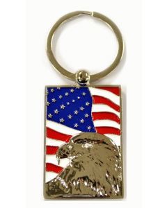 KC (Keychain) 69537 USA Flag/Eagle SOLD BY THE DOZEN