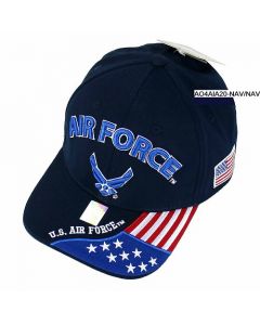 United States Air Force Hat- ''AIR FORCE'' Wing, Flag Bill A04AIA20-NAV/NAV