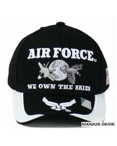 United States Air Force Hat -  ''OWN THE SKIES'' A04AIA28-BK/BK