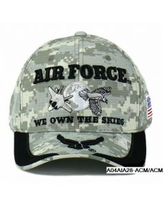 United States Air Force Hat -  ''OWN THE SKIES'' A04AIA28-ACM/ACM