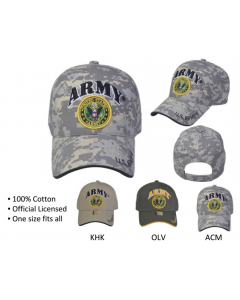 United States Army Hat with Army Seal A04ARM03-ACM