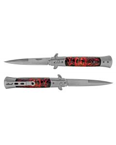 Knife - AFK2407CSP2 Red Scorpion Push Button