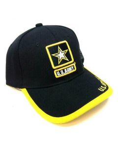 United States Army Hat - Star Logo Black-ARMY1