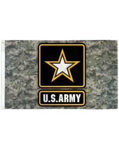 Flag - U.S. Army Star Logo-Digital Camo