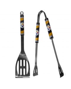 NFL Pittsburgh Steelers 2 piece BBQ Steel Tool/Grill Set