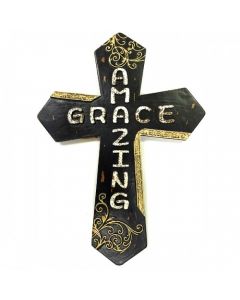 Texas Decor - Poly C60304 Amazing Grace Cross