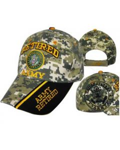 United States Army Hat- ''Retired'' Seal/Army Retired Bill Digi CAP591C