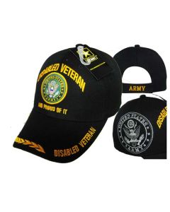 United States Army Hat-Disabled Veteran w/Seal CAP591F