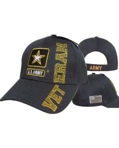 United States Army Hat - Star Backstitch Veteran CAP591G