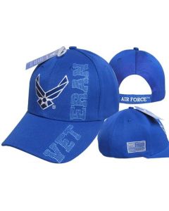 United Stated Air Force Hat - Wings Backstitch Veteran CAP593G