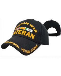 United States Vietnam War Vet Black/Leaf CAP780C