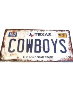 Cowboys License Plate