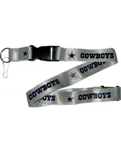 NFL Dallas Cowboys Lanyard - Silver