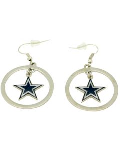 NFL Dallas Cowboys Earring Hoop Star
