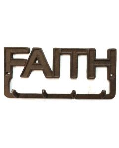 Texas Decor - Cast Iron 56579 Faith Hook