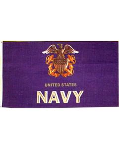 Flag - Navy Text 1301 3X5