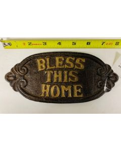 Texas Decor - Cast Iron G014 Bless This Home
